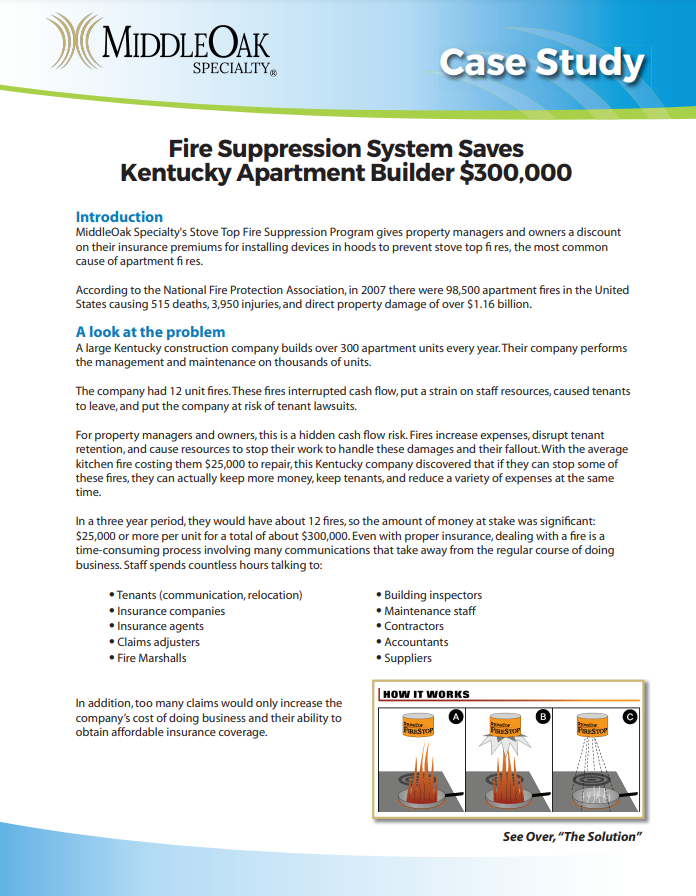 fire suppression systems brochure.
